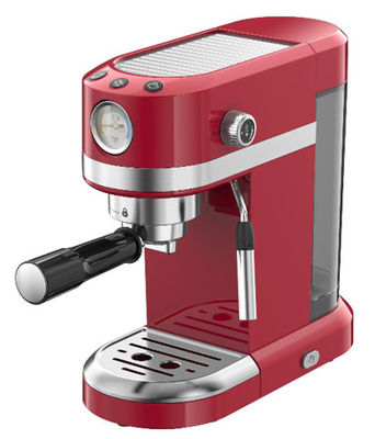 Machine d'expresso rouge d'ODM 1350W Digital avec le thermomètre