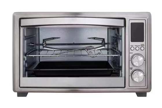 contrôle de 1600W 30L LED avec le four numérique intérieur de friteuse d'air d'acier inoxydable de panier de lampe et d'air