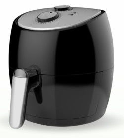 Black Portable 127V Restaurant Grade Air Fryer With Touch Screen