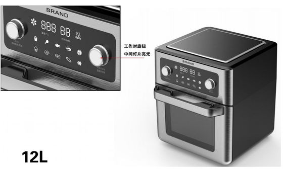 légumes à racine instantanés d'Oven Home Electric Oven For de friteuse d'air de 120V 1.7KW