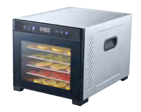 Déshydrateur argenté à la maison de fruit de nourriture de 120V 1000W avec le plateau cinq